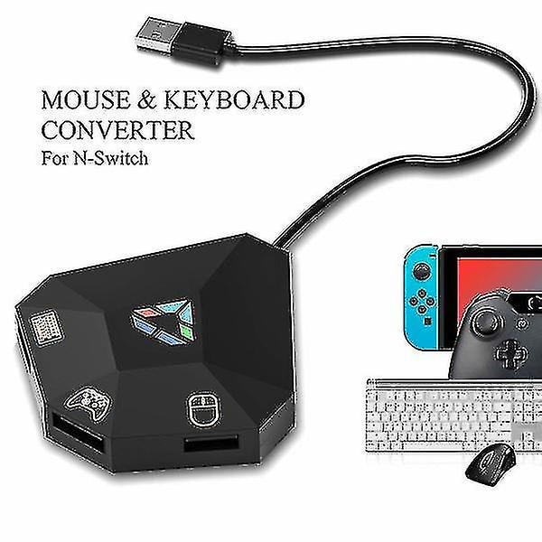 Mus/tastatur-adapter for Nintendo Switch, PS4, Xbox One/360, PS3 (2024)