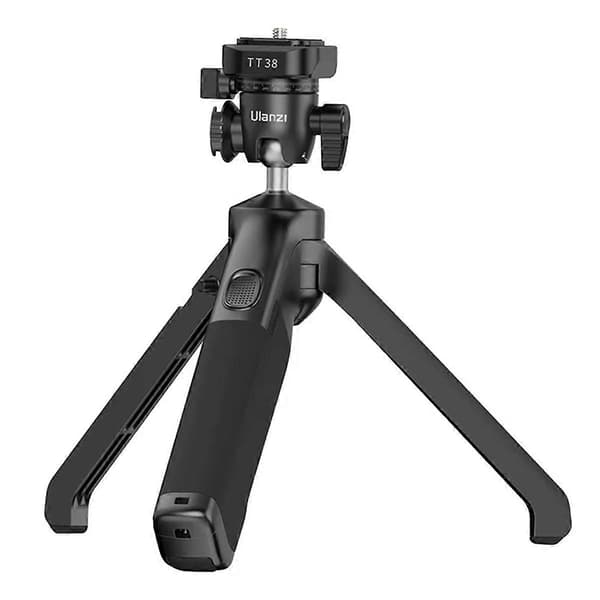 Ulanzi TT38 Hurtigudløser Stativ 360° Kuglehoved Cold Shoe Mount Ideel til Camping, Gadefotografering