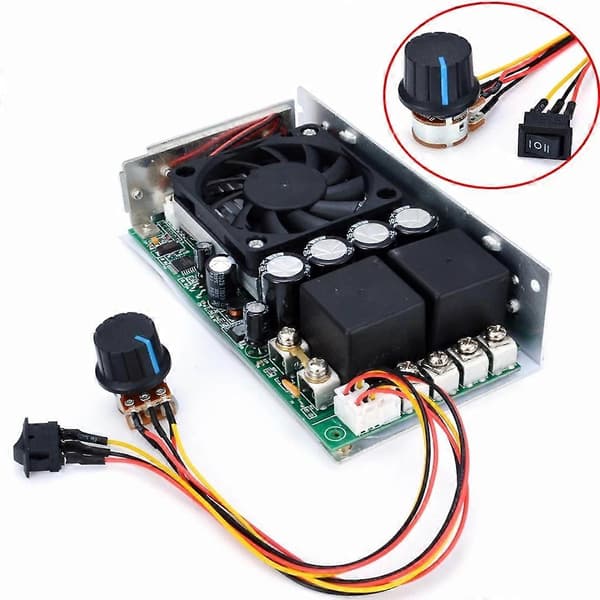 DC 10-50V Hastighetskontroller 100A 3000W Programmerbar Reversibel PWM Kontroll Motor Hastighetskontroller