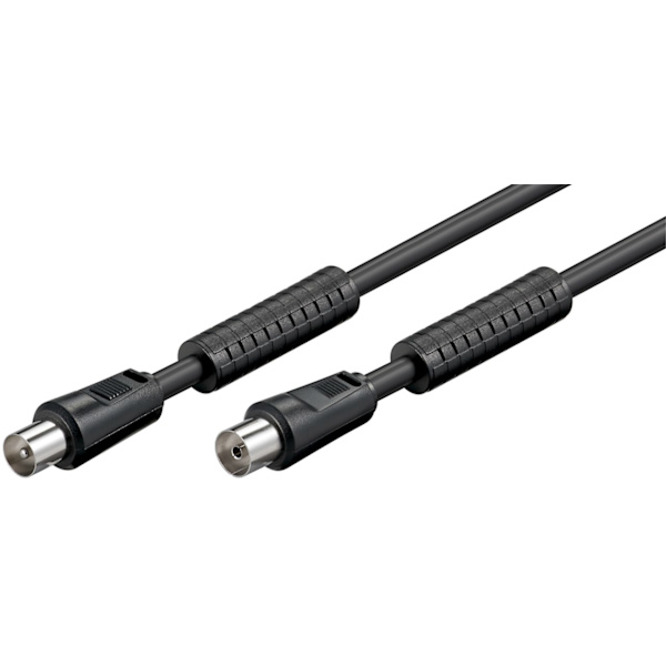 Antenna cable with ferrite (80 dB), double shielded