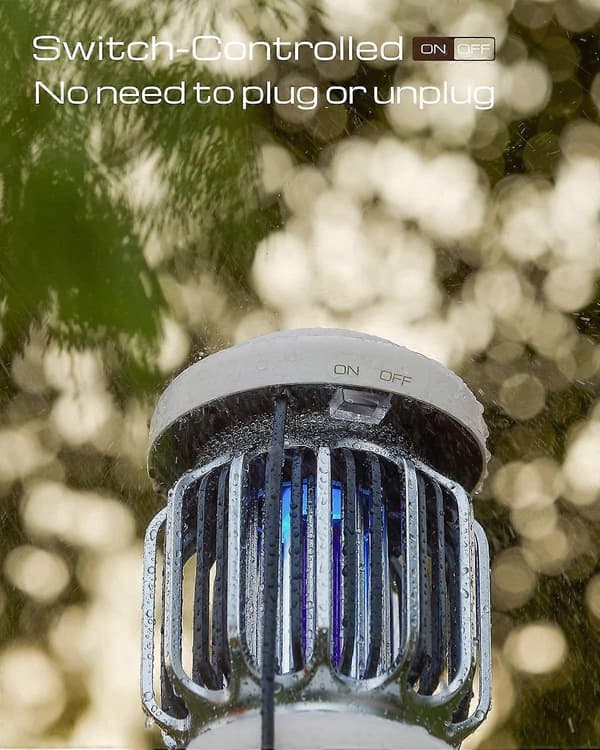 2025 Senaste Modell Hybrid Spectrum, Vattentät Switch Bug Zapper Utomhus
