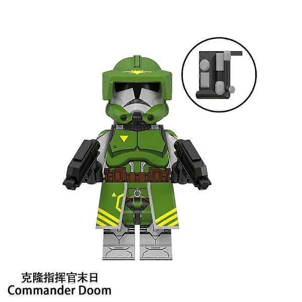 8 stk./sæt Minifigur Byggeklodser Legetøjs Sæt