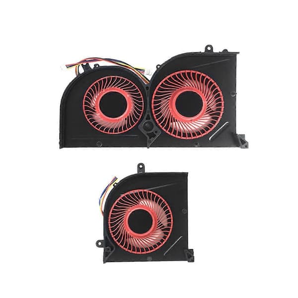 Laptop CPU & GPU Kylfläkt för GS63VR GS63 GS73 GS73VR -17B1 Stealth Pro CPU BS5005HS-U2F1 GPU CO