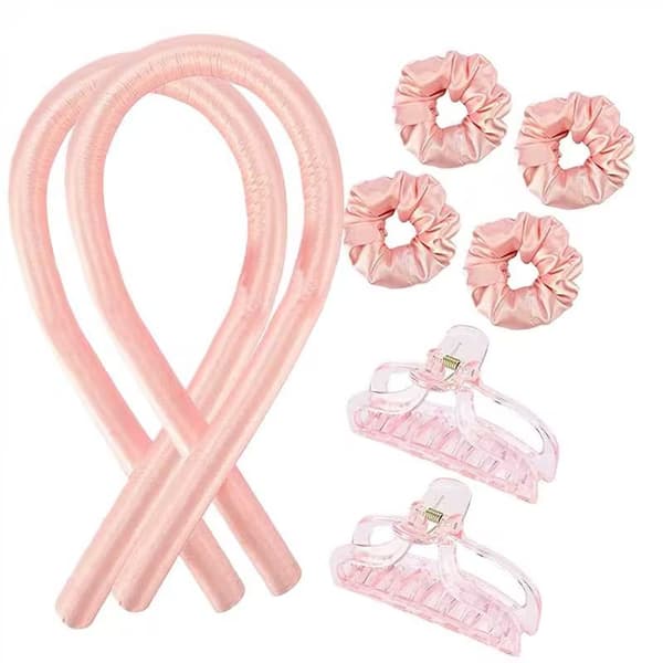 Lockkit - Locka håret utan värme Rosa