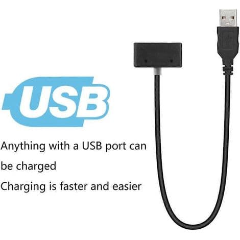 70 cm Smart USB-laddningskabel för Tello-drönare, strömkabel och snabbladdning