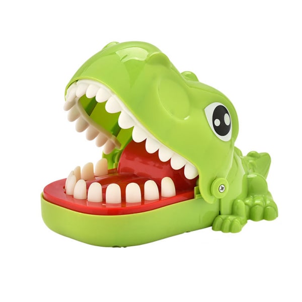 Barns knepiga leksak Krokodil Finger Bitande Leksak Haj Tänder Dra Spel Handbitande Krokodilleksak green