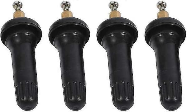 Dekktrykksensor Ventilspak Bil Dekkventil (svart) (4 stk)