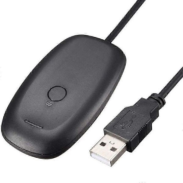 360 Trådløs Kontroller Mottaker for PC - Windows Spilladapter - Svart