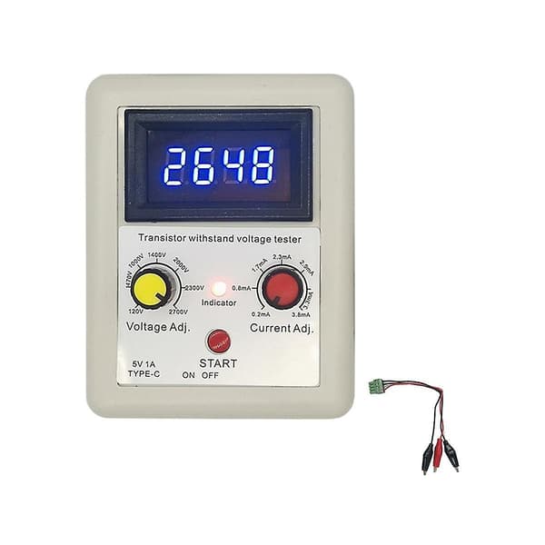 Spændingskapacitet Igbt Transistor Tester Diode Mos Triode Led Spændingstestværktøj Modstå Spændingstester Hvid+rød