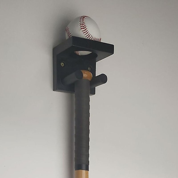 Naturlig Fullstorlek Fladdermus- och Bollställ Softballhållare Väggmontering Trädisplay Hushåll