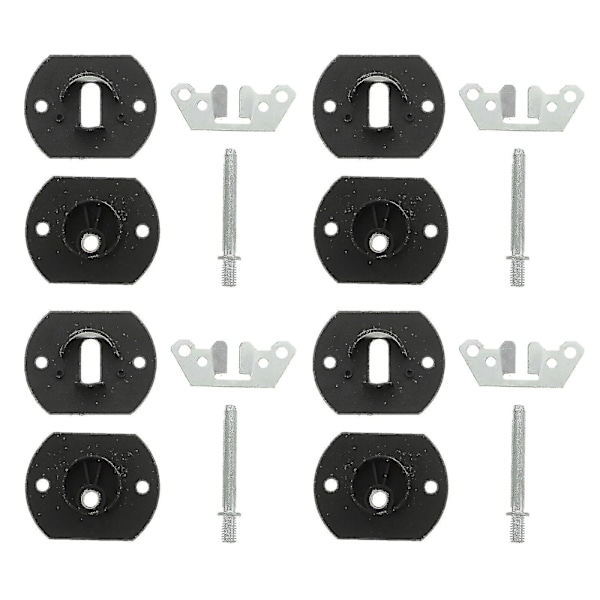 4 Sæt Sofa Sektionsforbindere Sofa Pin-stil Møbel Forbindelsesstift Spænde