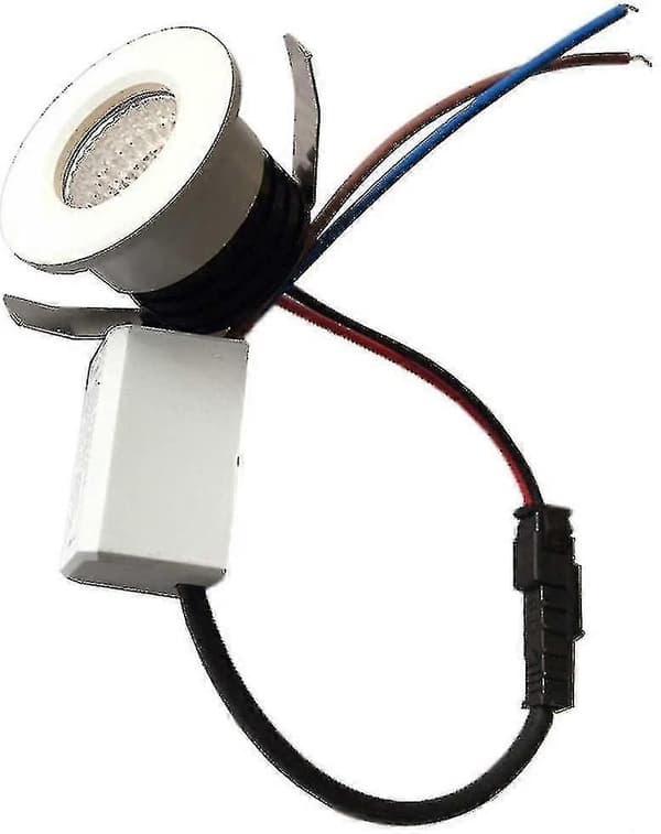 Sett med 4 Mini LED Innfelt For Gipsbelysning 3 W Varmhvite Spotter
