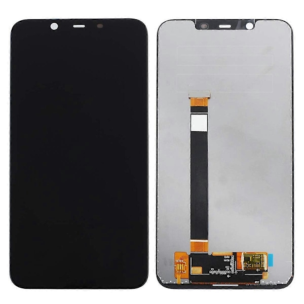 För Nokia 8.1/X7 Grad C LCD-skärm och Digitizer-enhet Ersättningsdel (utan logotyp)