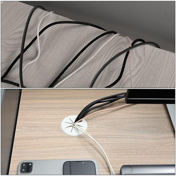 Desk Cable Grommet 50 mm, 6-pack White
