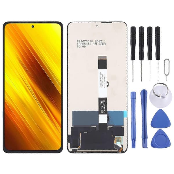 2025 Original LCD-skjerm for Xiaomi Poco X3 / Poco X3 NFC / Poco X3 Pro
