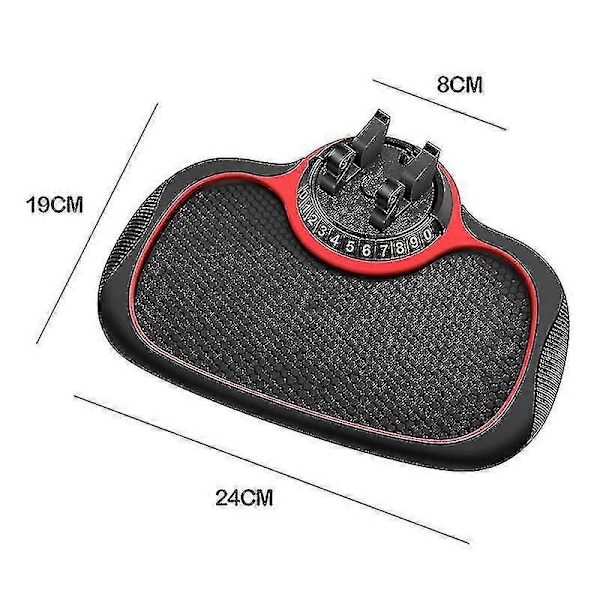 Multifunksjonell Anti-skli Bilmatte Biltelefonholder Sklisikker Sticky Anti-skli Dash Telefonfeste Silikon Dashbord Bil Pad Matte-yvan