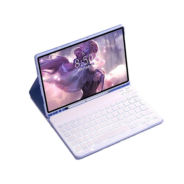 Bluetooth Keyboard Case with Backlit Keyboard - Compatible with Samsung Tab S10 FE Plus 13.1 inch 2025