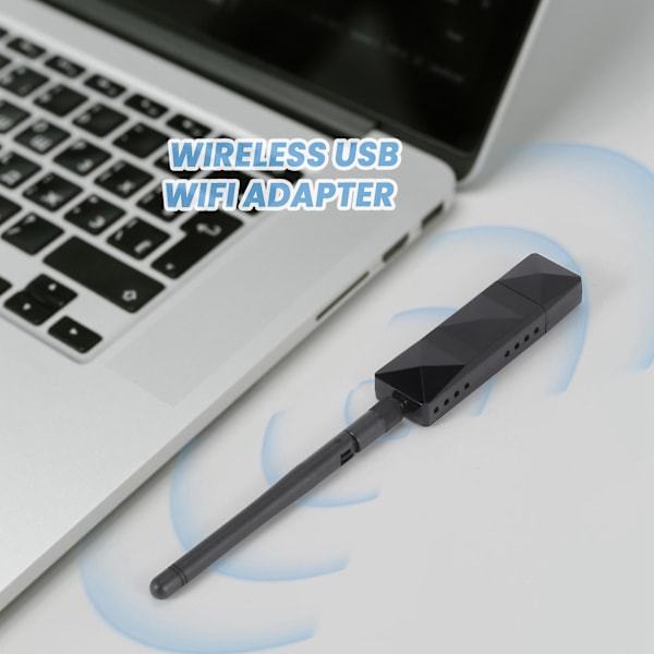 AR9271 802.11N 150 Mbps Trådlös USB WiFi-adapter + 6DBi WiFi-antenn Nätverksadapter för Windows 7/