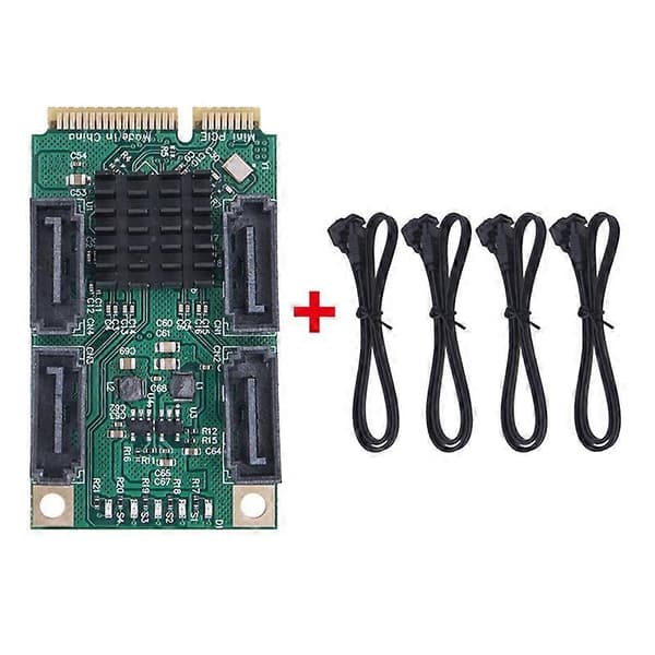 Mini PCI-E SATA SATA III 6G Mini PCI Express Controller Card SATA3.0 Mini PCI Express SSD Adapter Ca