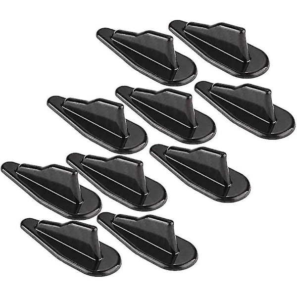 10 stk Takfiner til bil, Universal Shark Fin Spoiler i Carbon