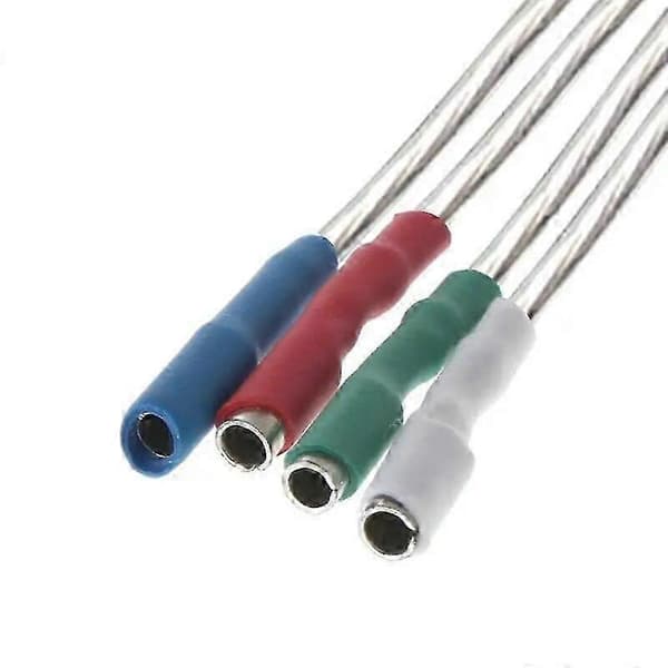 Højkvalitets 4 stk./sæt Universal Sølv Ledninger Header Wire Kabel 40mm til 12-13mm Ben Pladespiller Phono Headshell Tonearm