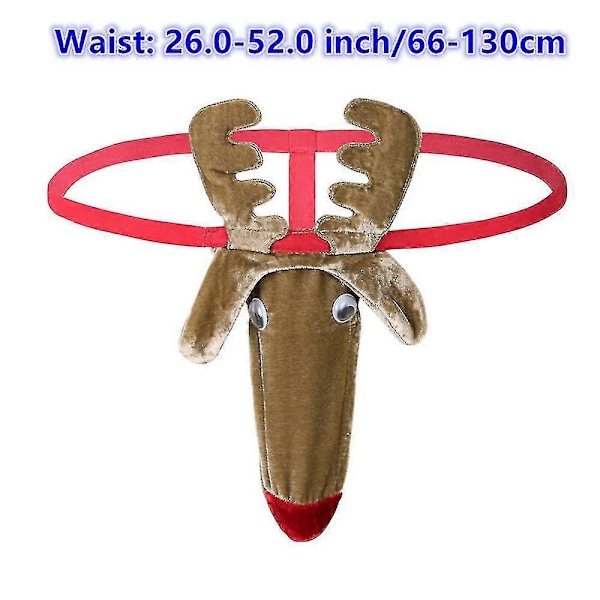 Sexiga Herrarnas Julälg Tanga Boxer Shorts Underkläder Kalsonger Nattkläder -5785072008103