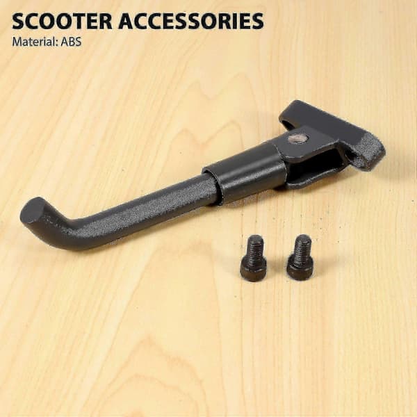 Scooter Parkeringsstativ Kickstand Til M365 El-Scooter Skateboard Tilbehør Tripod SORT