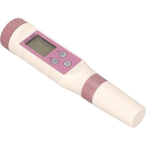 Denne 7-i-1 vandkvalitetstester har Bluetooth-forbindelse og kan nøjagtigt måle pH, TDS, temperatur og salinitet.