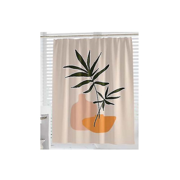 Digitaltrykt dusjforheng i polyester, vanntett baderomsgardin, skillevegg, baderomsgardin 180*180cm YSF005