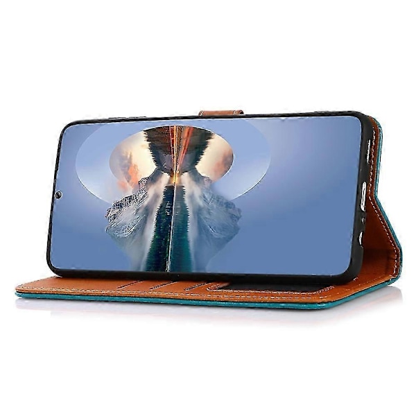 För Honor 200 Smart 5G / Play 60 Plus 5G Plånboksfodral Ställ Läder Flip Cover - Svart