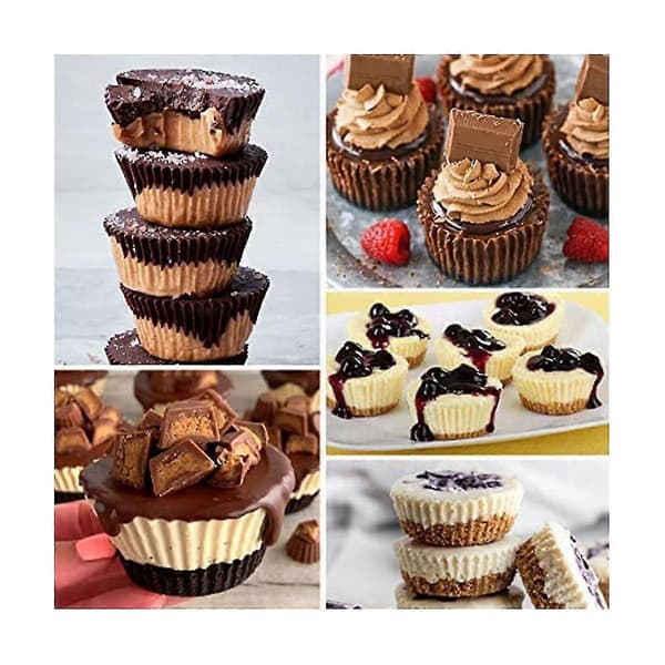 Peanøtt Cupcake Form, Mini Tart Panne i Silikon for Små Biter, Sjokoladeform i Silikon for