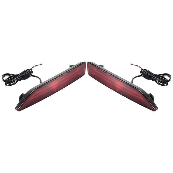 2 STK for -V 2007 2008 2009 Multifunksjonell LED Bakre Støtfangerlys Bakre Tåkelys Auto Pære Bremselys