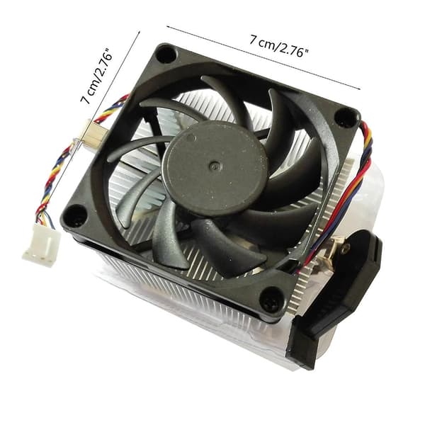 CPU Luftkøler CPU Radiator til AMD AM2 AM3 AM4 Køleblæser Stille CPU Blæser