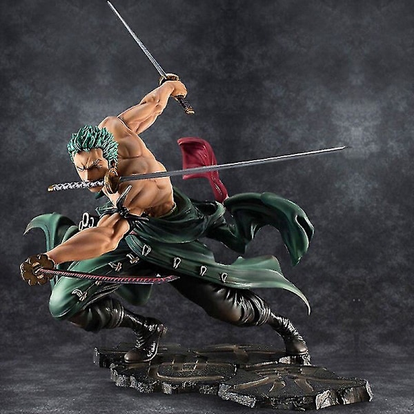 10cm Roronoa Zoro Figur - One Piece Anime Actionfigur Voksen Børn Legetøj Manga Kids Tegneserie Dukker Gave Pvc Model Dekoration