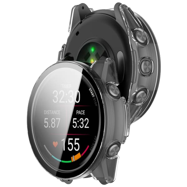 Kompatibel med Garmin Forerunner 570 etui - Integreret skal Transparent 42 mm