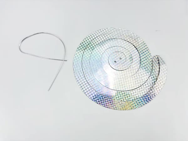 Fugleskræmsler - Reflekterende Spiraler Sølv