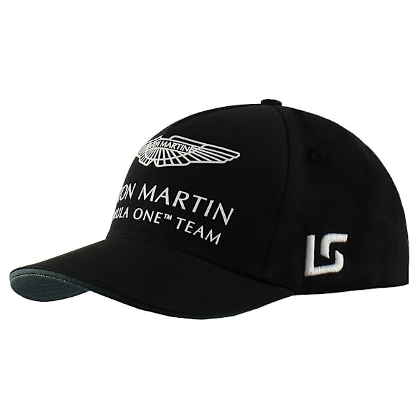 Aston Martin F1 Officiell Förare Lance Stroll Svart Herrkeps AM21HEA04