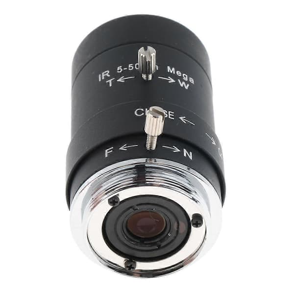 5mm-50mm 1/3\" .6 Manuell Iris Lins CS-fäste för Säkerhets CCTV-kamera