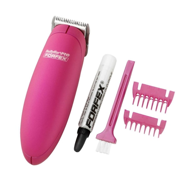 Babyliss Pro Forfex Palm Pro Trimmer Batteridriven Håravtagare - Rosa