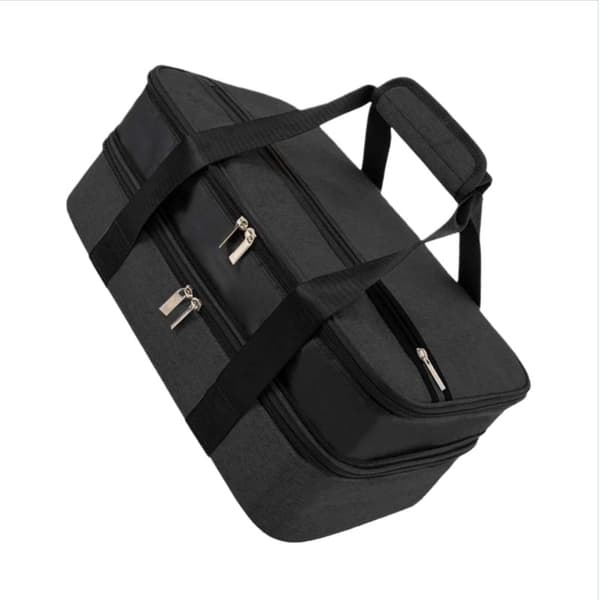 Portable Large Capacity Double-Layer Picnic Bag - Insulated Lunch Cooler