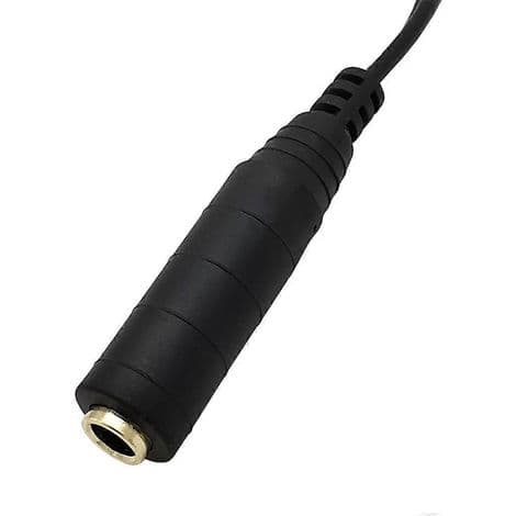 6,35 mm til 3,5 mm Jack-adapter, 1/4 tomme stereo konverteringskabel til hovedtelefoner