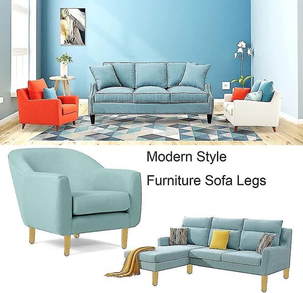 Møbelben 10 cm, Moderne Metal Sofaben Møbelstøtte Fødder Gave