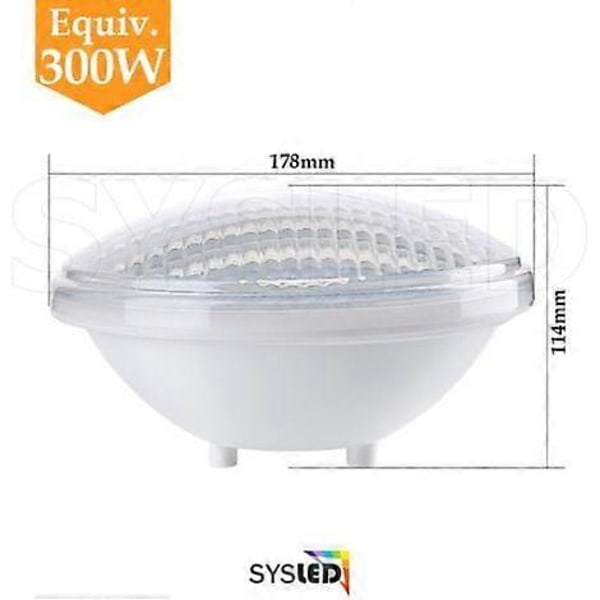 LED Pool Lampe Pære PAR56 Farve RGB 35W med 441 LED'er