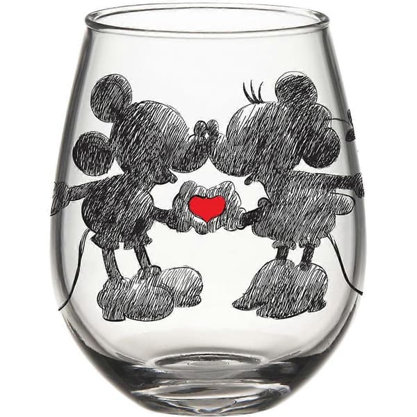 Mickey og Minnie 20 oz Stilkfritt Vinglass