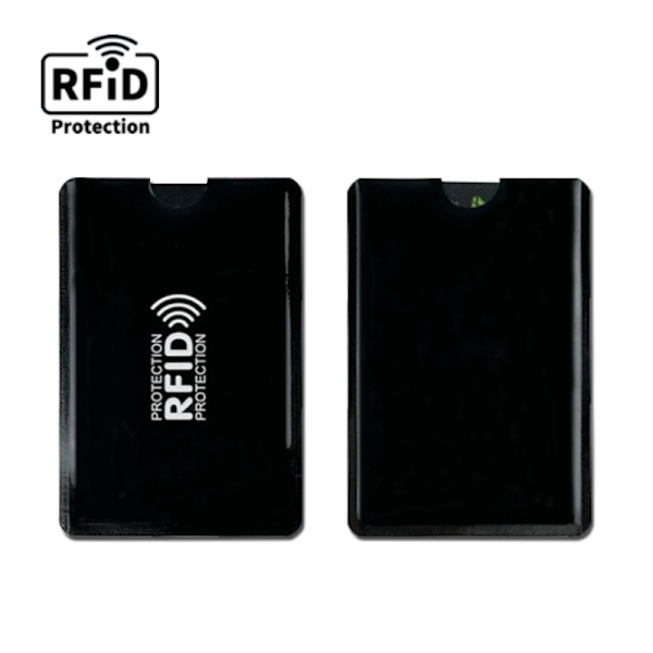 Card Holder with RFID Blocking, 10-pack Black