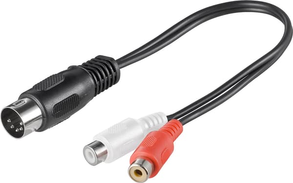 Adapter for lydkabel (DIN)