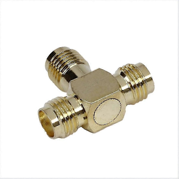 SMA Hun til To SMA Hun Triple T RF Adapter stik 3-vejs Splitter jn