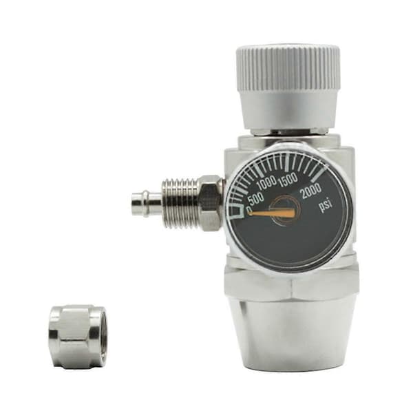 Akvarium CO2 Regulator 2000psi Tryckmätare för 6mm Sugrör 5/8-18UNF
