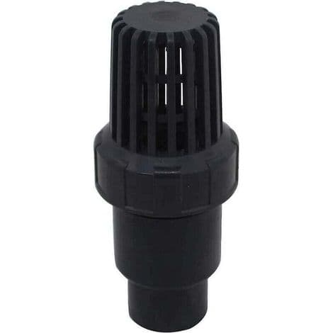 Bottenventil, kulbackventil, sug 25, 32, 40 mm, PVC-silbackventil för poolpump (innerdiameter 32 mm)