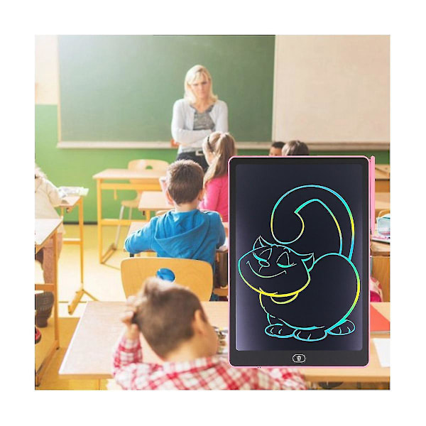 Koulukauden lasten kirjoitustaulu LCD-piirustustaulu käsin piirrettävä taulu värillinen LCD-kirjoitustaulu, f